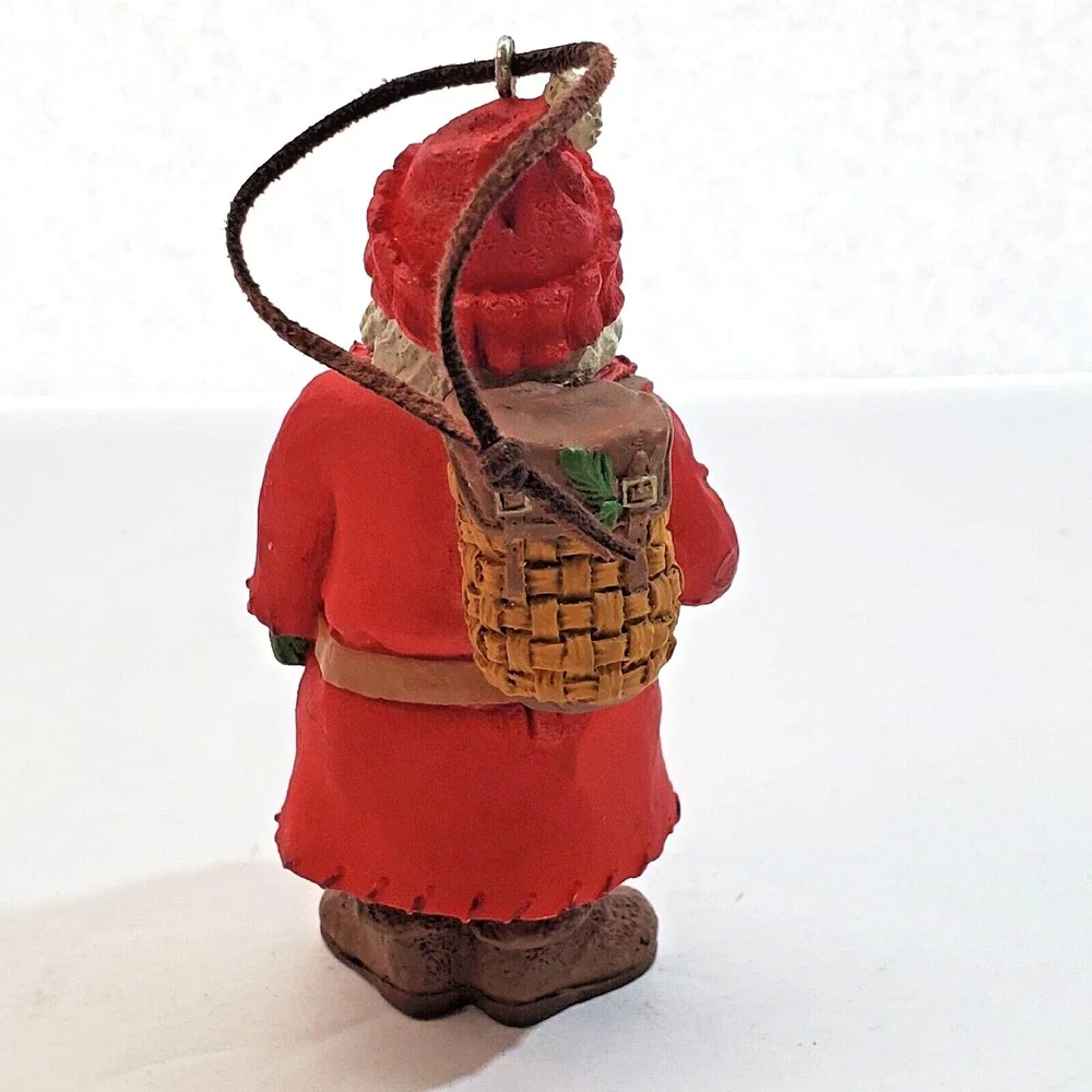 Hallmark Keepsake Christmas Ornament 2003 Kris Kringle Santa w/ Backpack 3 1/4